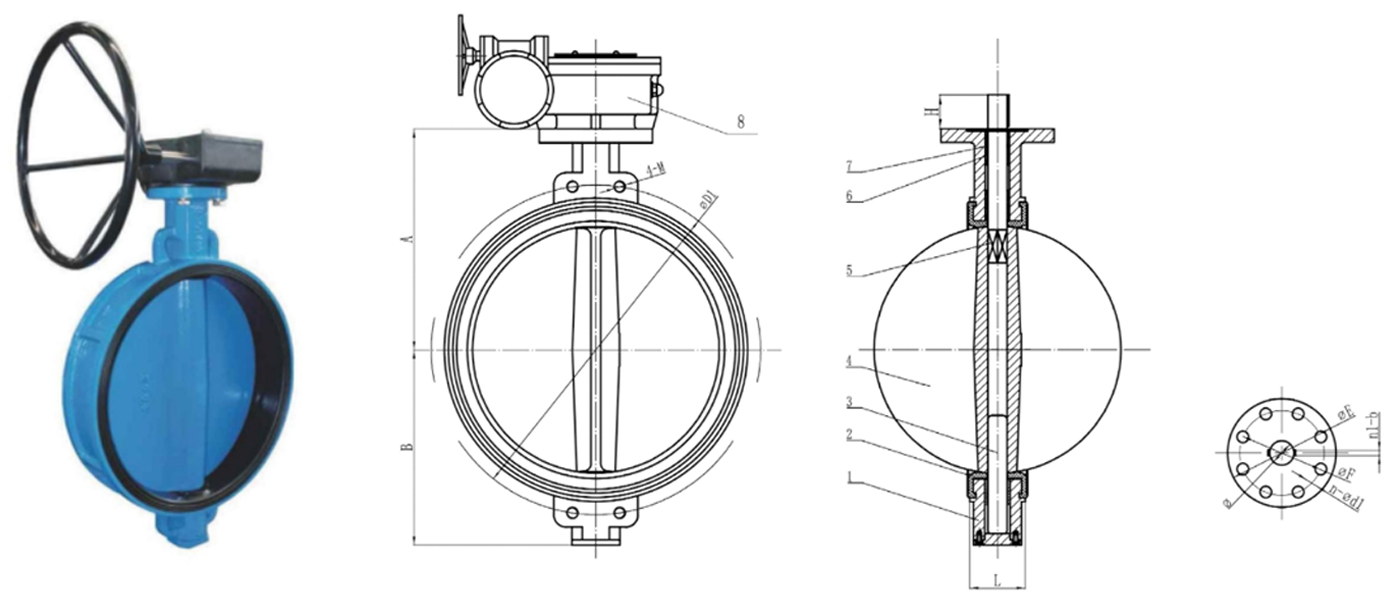 Soft Back Wafer Butterfly Valve