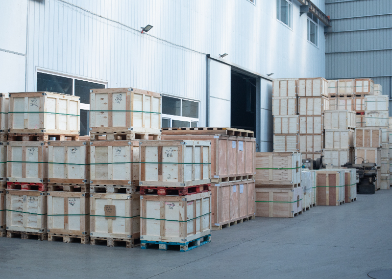 Finished products wooden packing