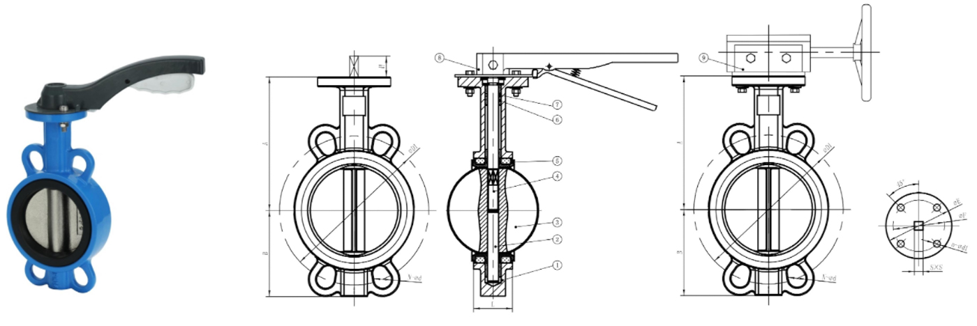 Hard Back Wafer Butterfly Valve