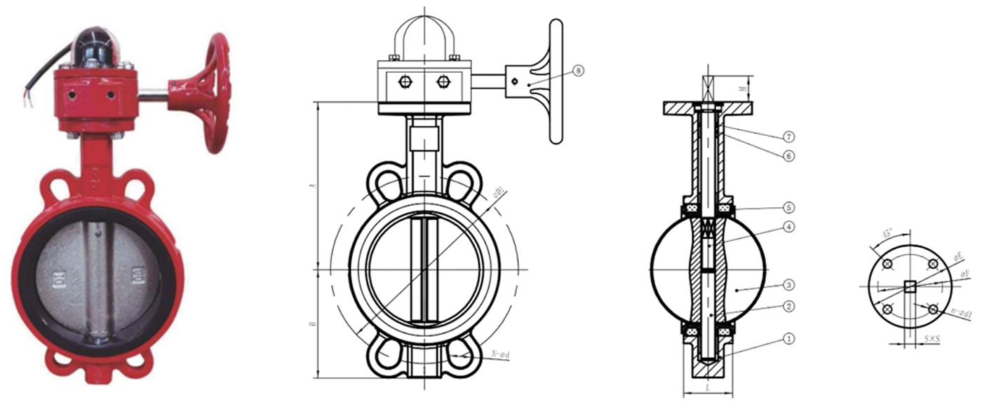 Signal Wafer Butterfly Valve