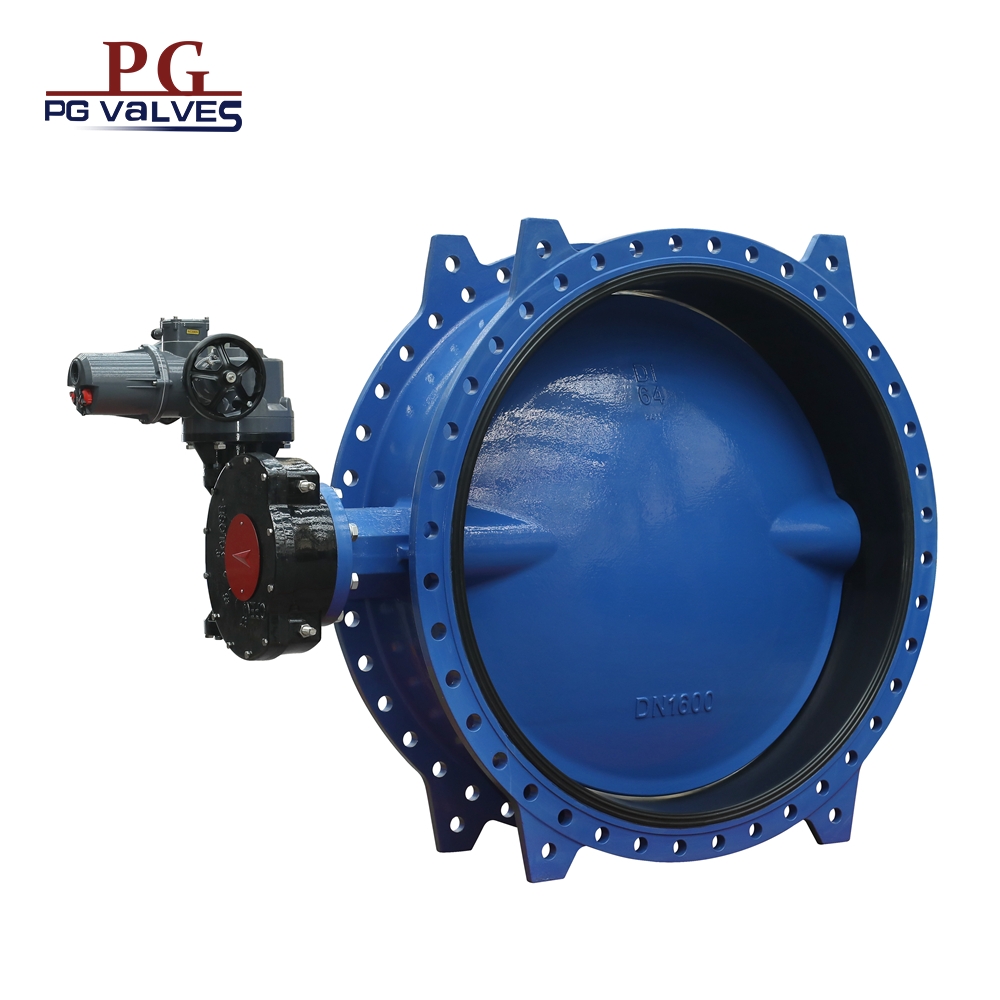 Vulcanized Seat Concentric Flange Butterfly Valve