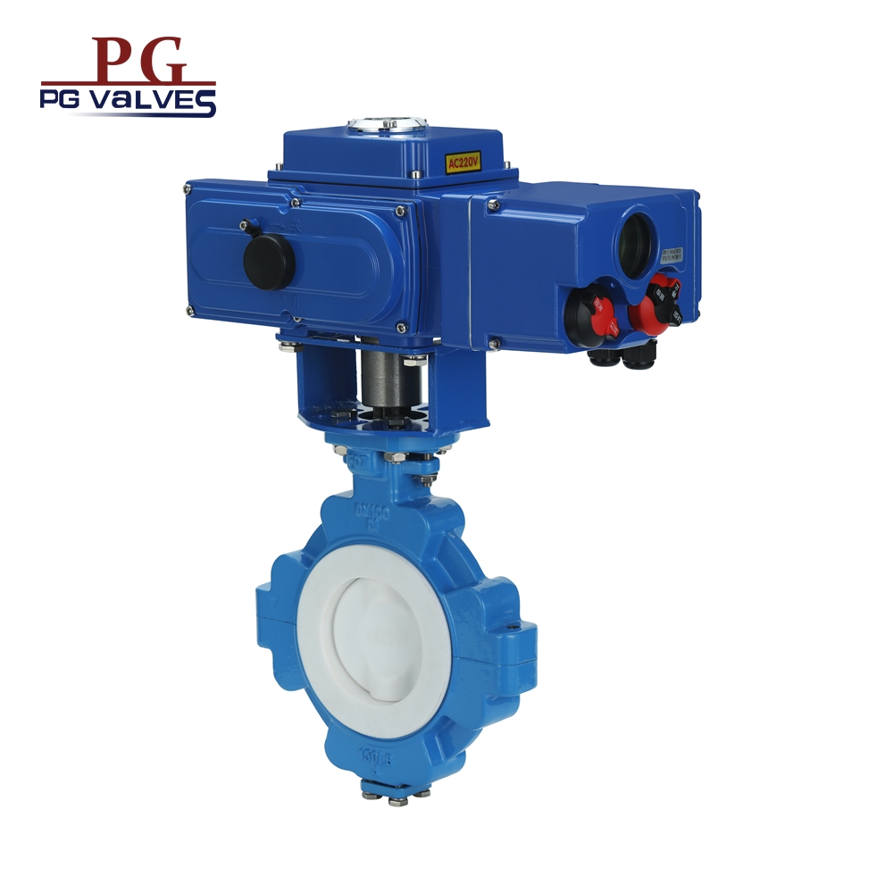 Full lined PTFE Lug Butterfly Valve