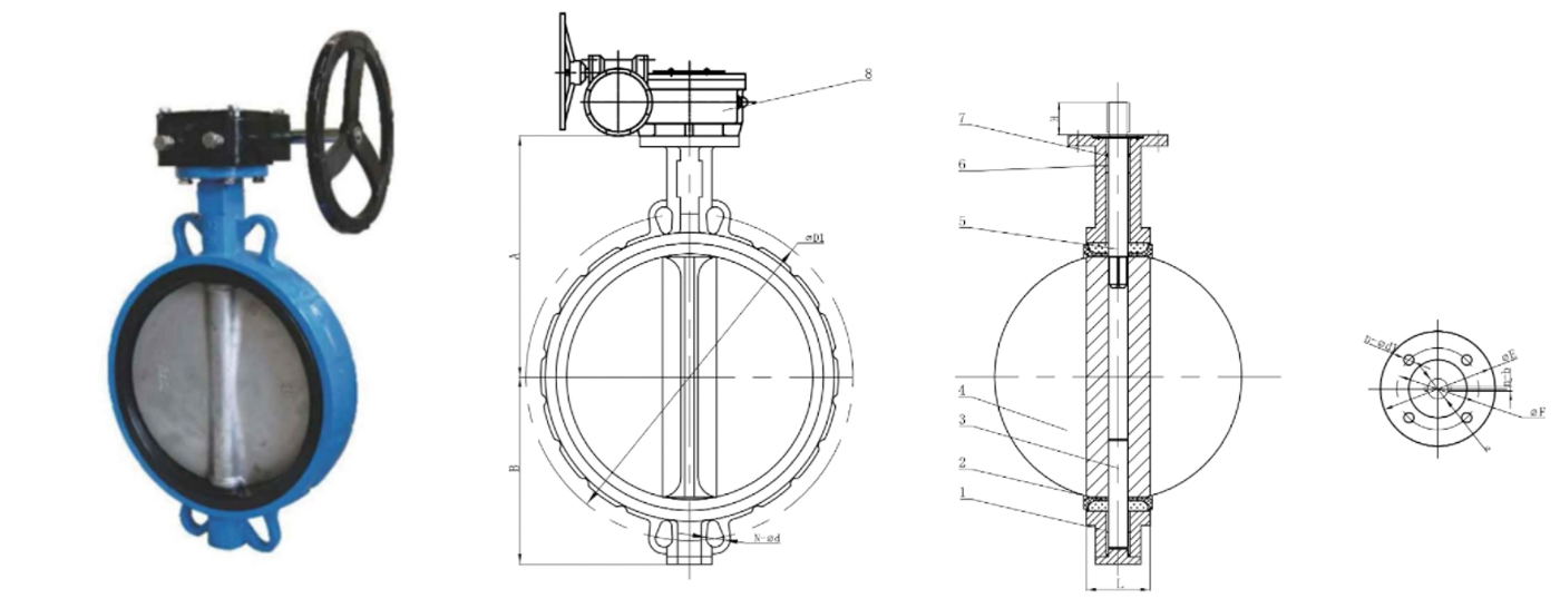 Hard Back Wafer Butterfly Valve