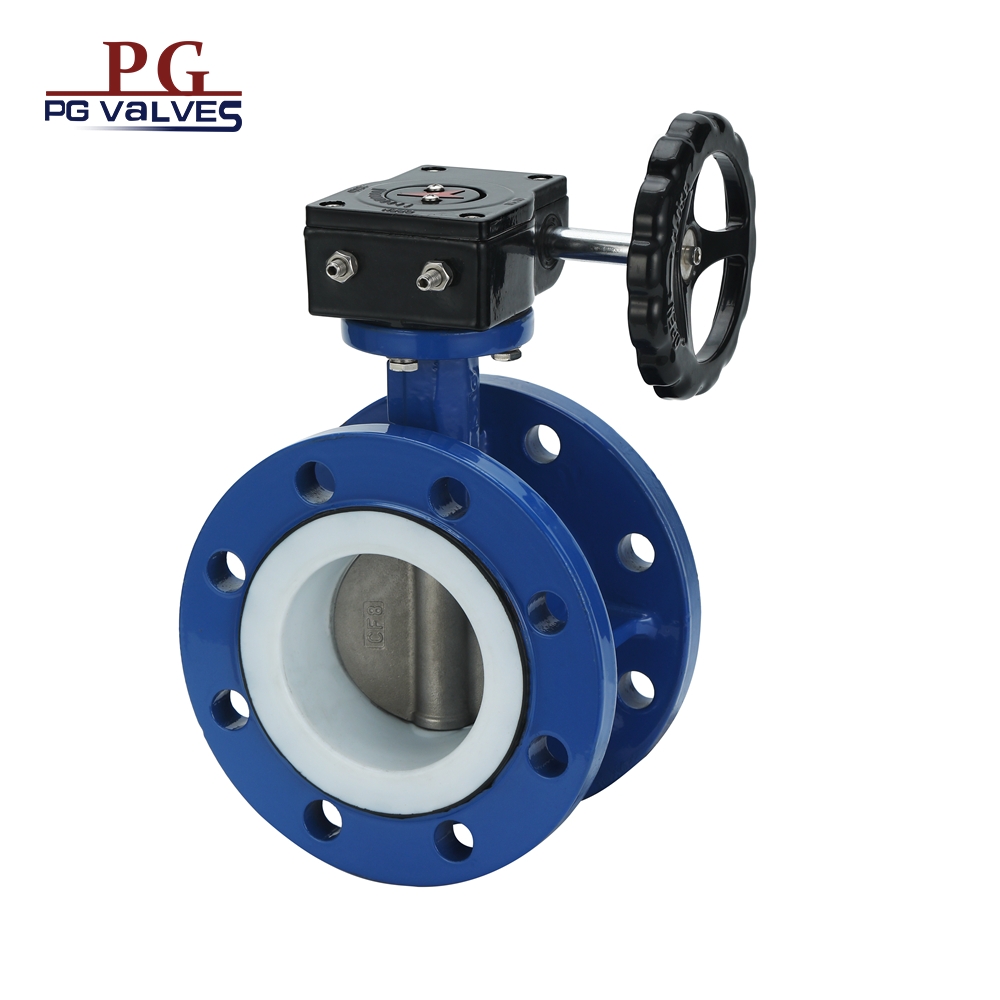 Vulcanized Seat Concentric Flange Butterfly Valve