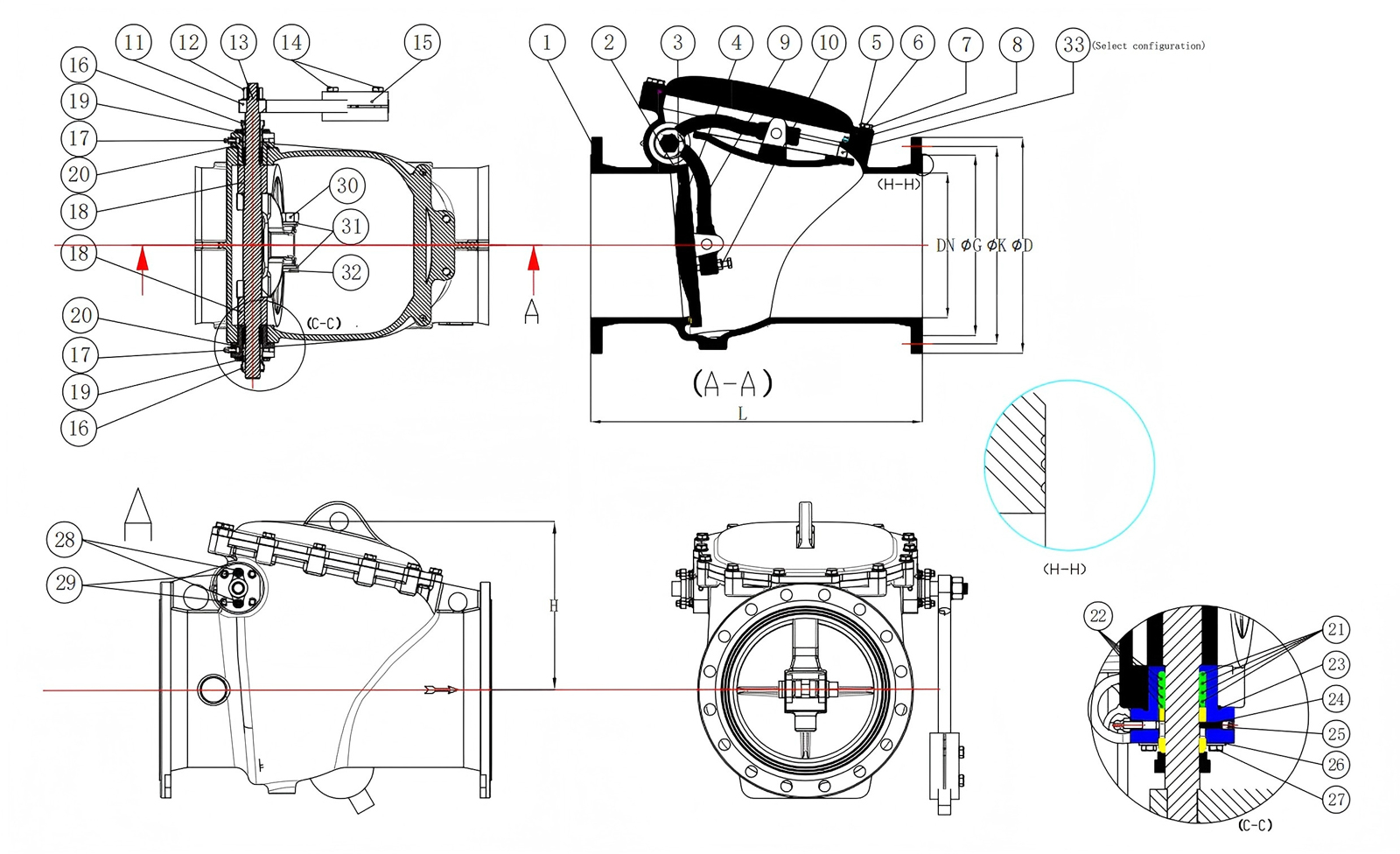 Swing Check Valve Metal Seat